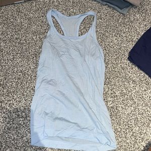 Light blue Lululemon tank top. Size 4